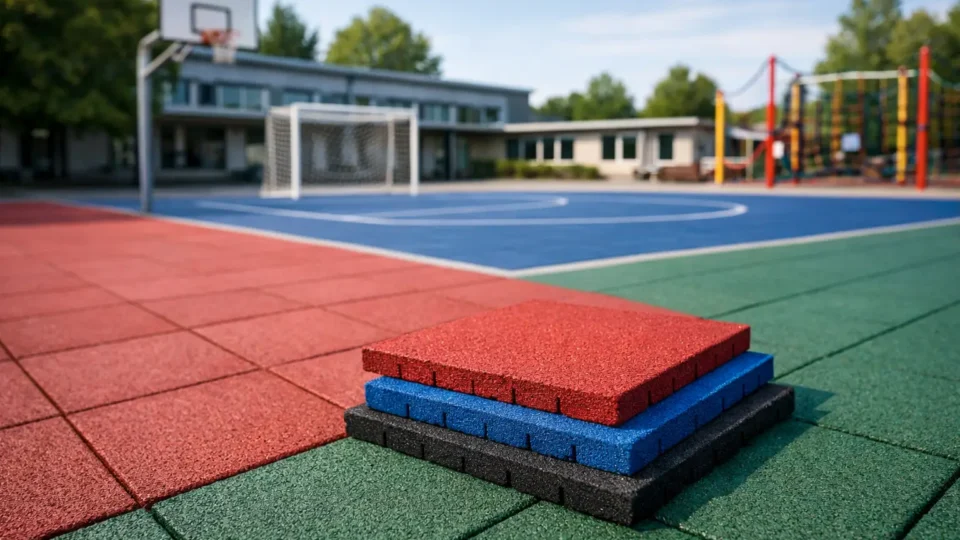 Beste Sportbodenfliesen für Schulhöfe wählen