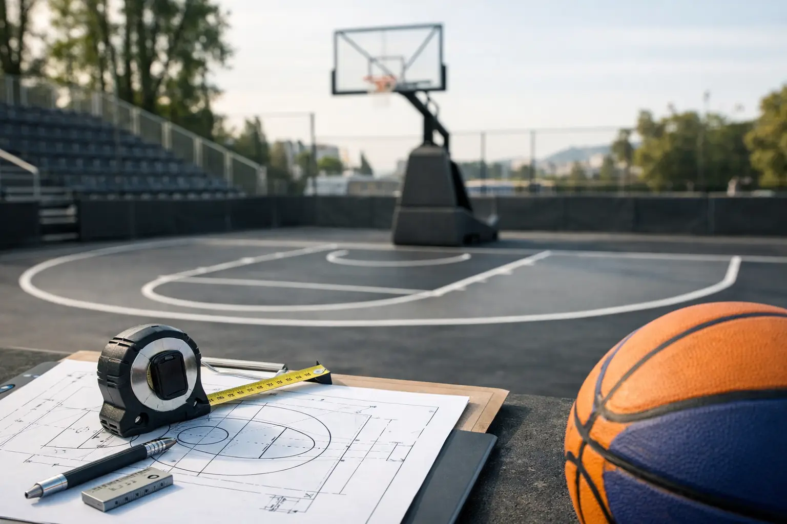 FIBA 3x3 Court Maße für sichere Planung