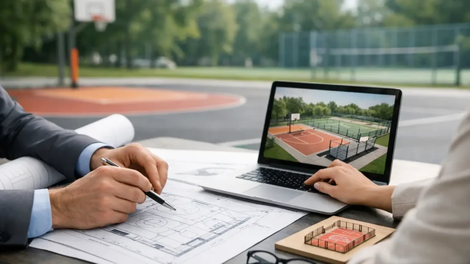 Outdoor-Court-Angebot anfragen und planen