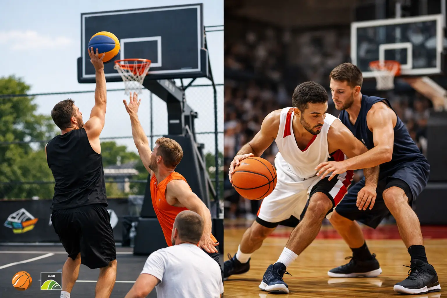3x3 Ball gegen Basketball: Welche Unterschiede zählen?
