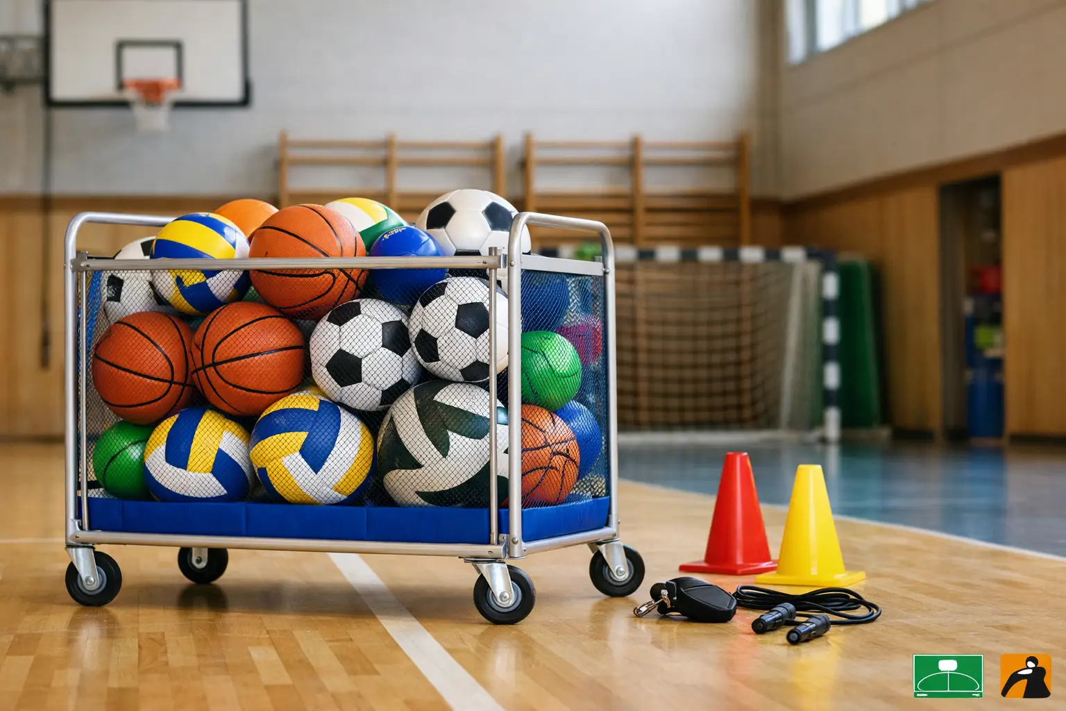 Ballwagen für Schule getestet: Darauf kommt es an