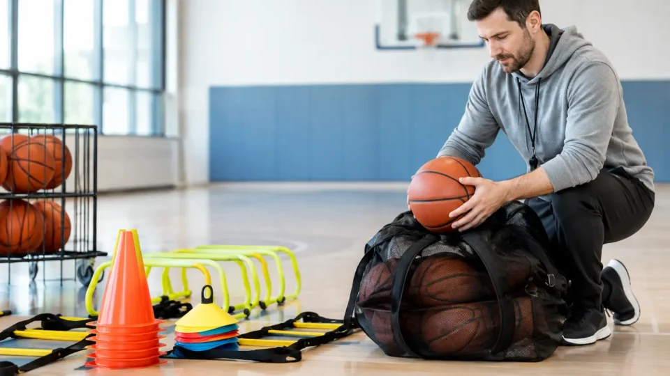 Basketball-Trainingsmaterial für Lehrer auswählen