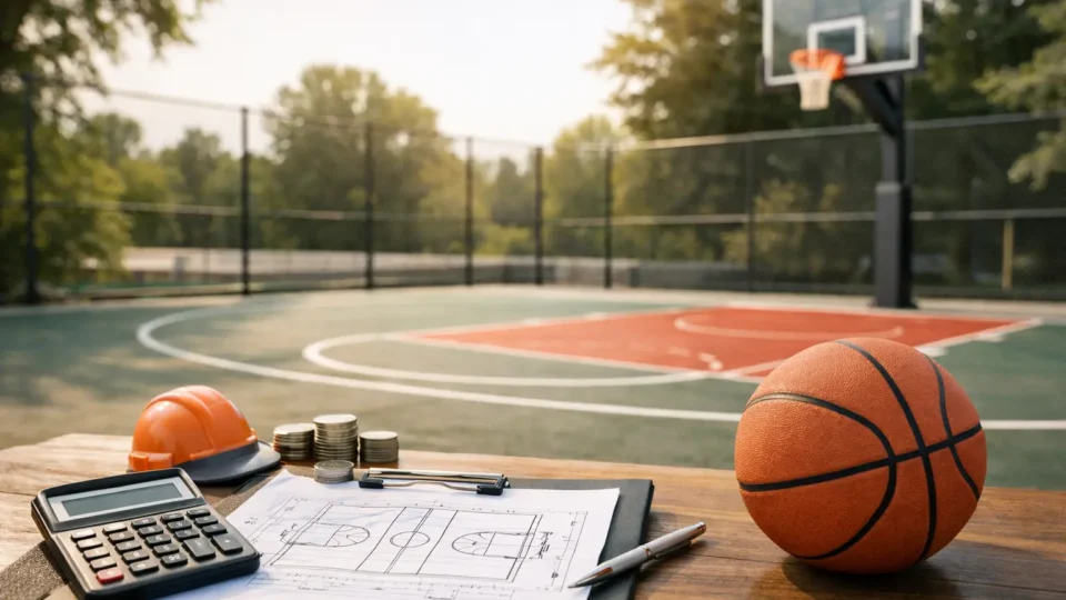 Basketballplatz-Kosten realistisch kalkulieren