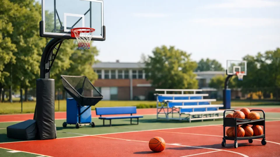 Beste Ausstattungen für Schulbasketballplätze