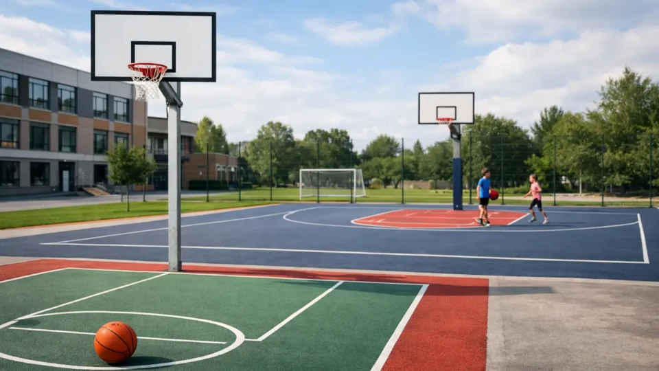 Welche Courtgröße für Schulen ist sinnvoll?